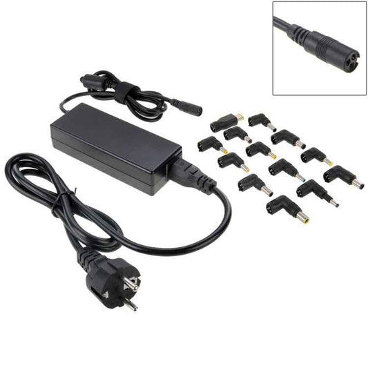 AU-90W+13 TIPS 90W 15V 6A Universal AC Power Adapter Charger with 13 Tips Connectors for Laptop Notebook, EU Plug