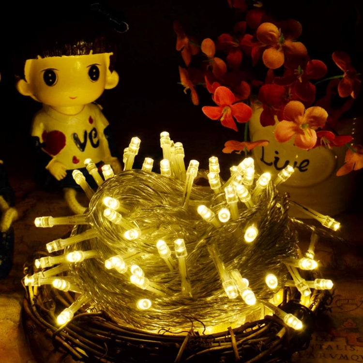100 LED Light with Controller, Flashing / Fading / Chasing Effect, AC 220V, EU Plug