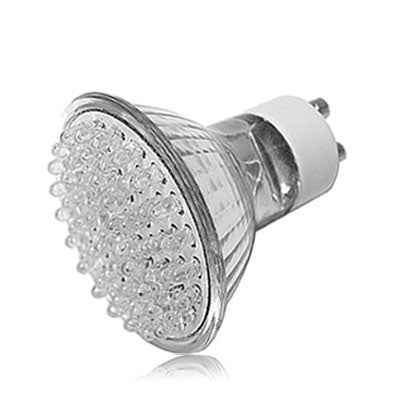 3W 60 LED High Quality LED Energy Saving Spotlight Bulb, Base type: GU10 , S-LED-1401W, S-LED-1401WW