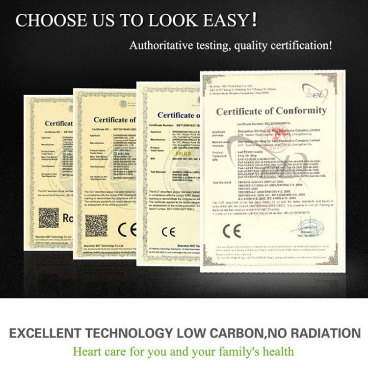 Luminous Flux: > 4000LM, PF > 0.9, RA > 80, AC 90-140V