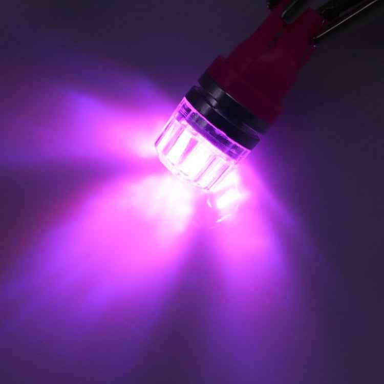 2 PCS T10 1.5W 60LM 1 LED Dark Blue COB LED Brake Light for Vehicles, DC12V