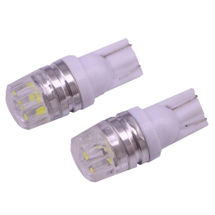 2 PCS T10 1.5W 60LM 1 LED Dark Blue COB LED Brake Light for Vehicles, DC12V