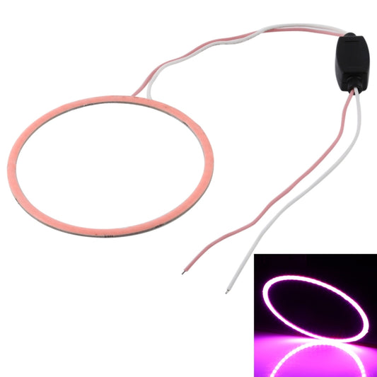 90mm 5W 180LM Angel Eyes Circles Car Headlight COB LED Lights for Vehicles, DC 12-24V, 90mm Pink Light, 90mm Green Light, 90mm Red Light, 90mm Blue Light, 90mm  White Light