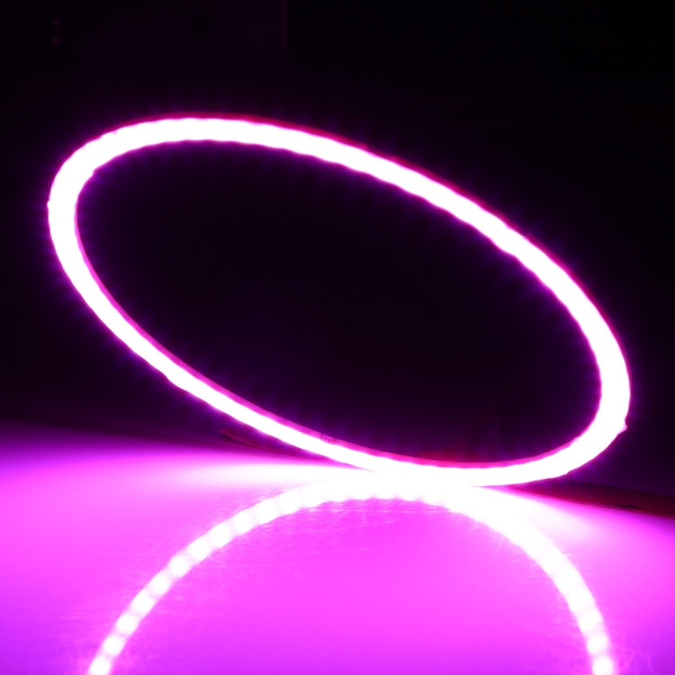 90mm 5W 180LM Angel Eyes Circles Car Headlight COB LED Lights for Vehicles, DC 12-24V, 90mm Pink Light, 90mm Green Light, 90mm Red Light, 90mm Blue Light, 90mm  White Light