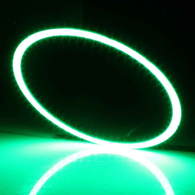 90mm 5W 180LM Angel Eyes Circles Car Headlight COB LED Lights for Vehicles, DC 12-24V