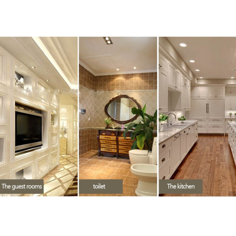 64 LED SMD 2835, AC 220V, S-LED-6500W, S-LED-6500WW