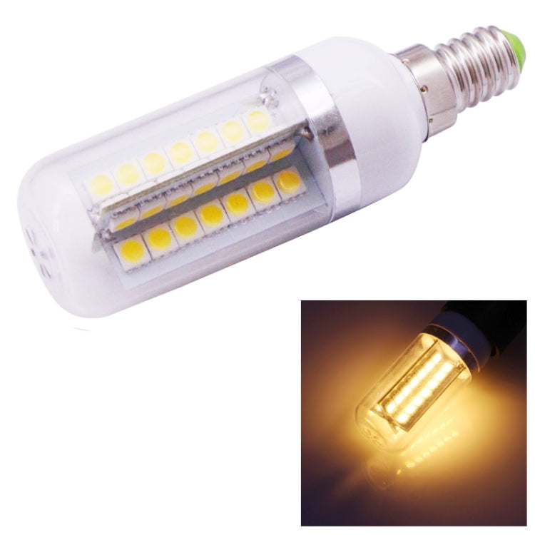 E14 5W Warm White Light 450LM 56 LED SMD 5050 Corn Light Bulb, AC 220V, S-LED-8100W, S-LED-8100WW