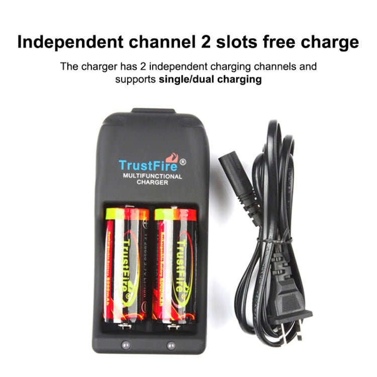 TR-006 Multi-function Battery Charger for 16340 / 18650 / 25500 / 26650 / 26700