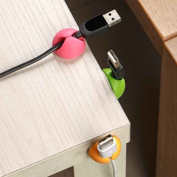 6 x Multipurpose Cable Clips Cable Drop Organizer