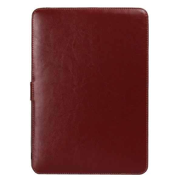 Notebook Leather Case with Snap Fastener for 15.4 inch MacBook Pro Retina
