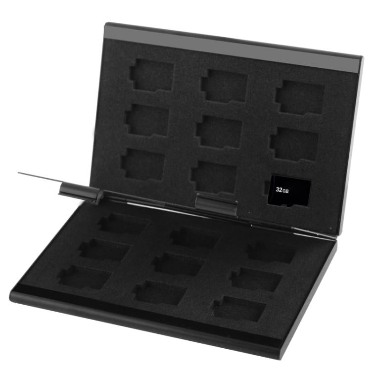 2x 9 in 1 Memory Card Protective Case Box for TF Card, Size: 93mm (L) x 62mm (W) x 10mm