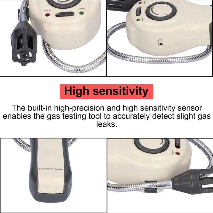 Combustible Gas Detector Alarm, 16 inch Goose Neck (GM8800A)