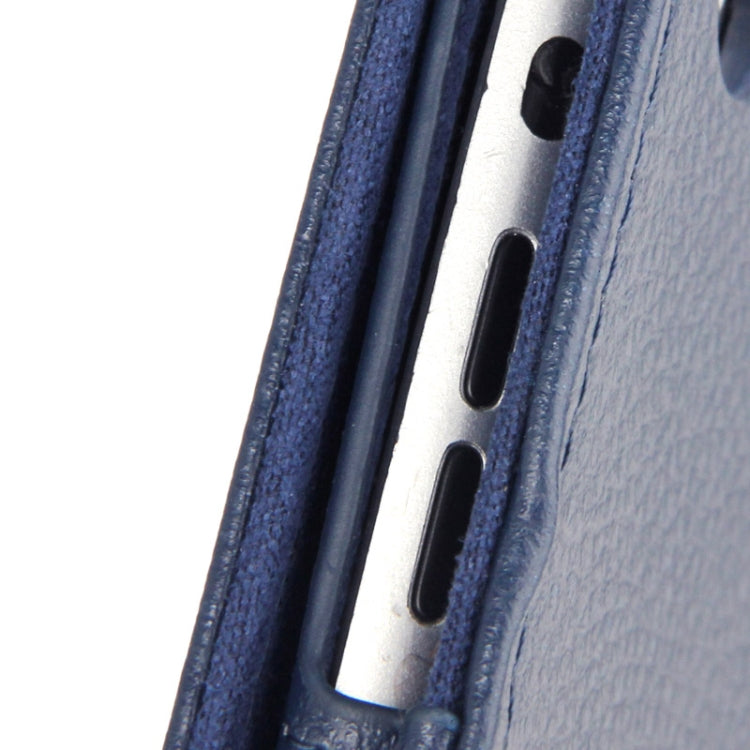 2-fold Litchi Texture Flip Leather Case with Holder Function for iPad mini / mini 2 Retina