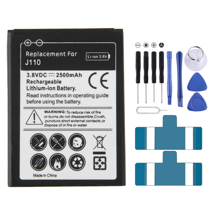 For Galaxy J1 Ace / J110 2500mAh Rechargeable Li-ion Battery(Black), Neutral 2500mAh