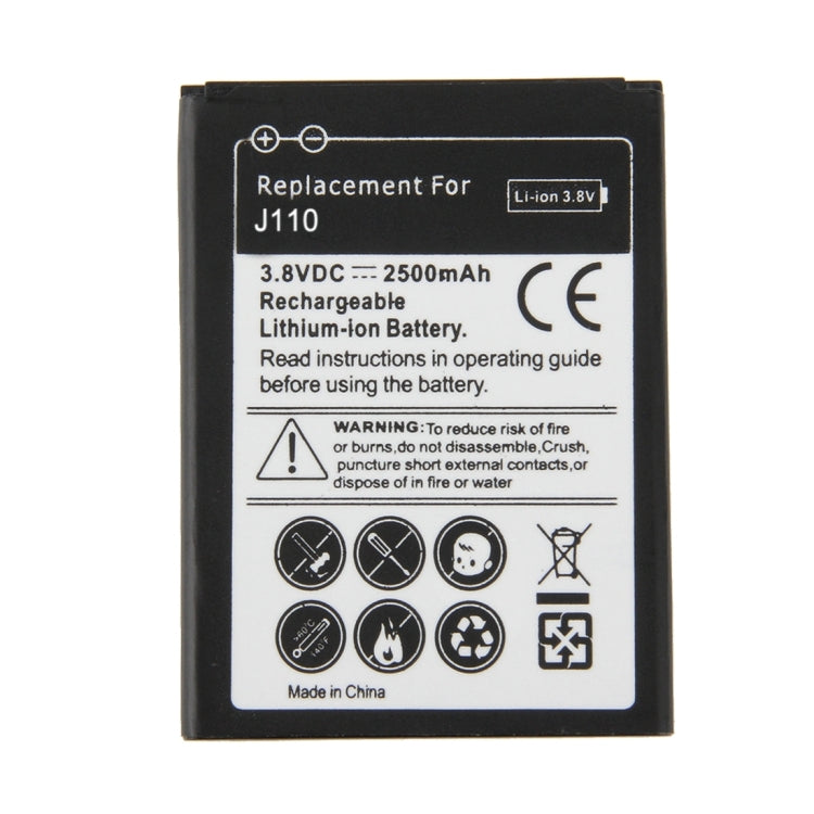 For Galaxy J1 Ace / J110 2500mAh Rechargeable Li-ion Battery(Black), Neutral 2500mAh