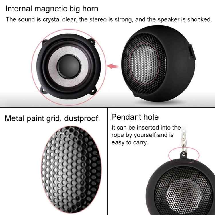 Small Hamburger Mini Portable Stereo Speaker for iPod, MP3, MP4, MP5, Mobile Phone, Laptop