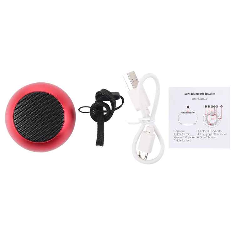 Mini Metal Wireless Bluetooth Speaker,  Hands-free, LED Indicator