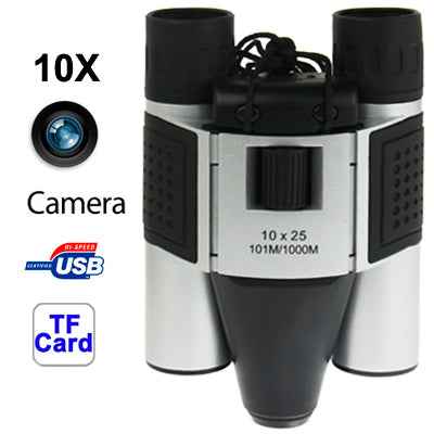 10×25mm 5 in 1 (Binocular Camera + Video Camera + Digital Camera + PC Cam + TF Card Reader) Digital Camera Binoculars,  Field of View: 101m/1000m, Size: 135 × 100 × 24mm