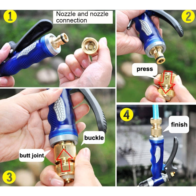 KANEED High Pressure Water Hose Nozzle Copper Water Gun Head for Home Car Washing