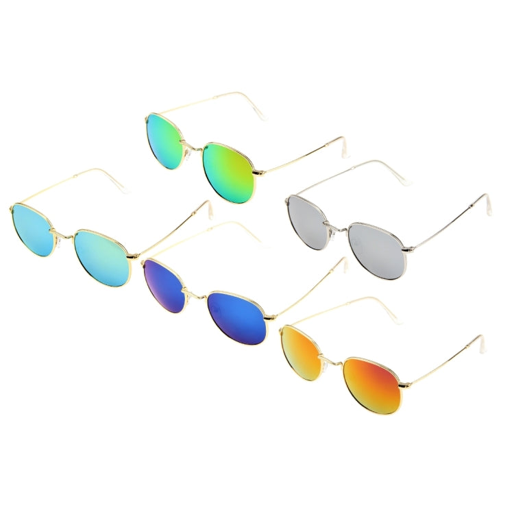 UV400 UV Protection Metal Frame AC Lens Sunglasses, S-OG-1407F, S-OG-1407J, S-OG-1407L, S-OG-1407P, S-OG-1407W
