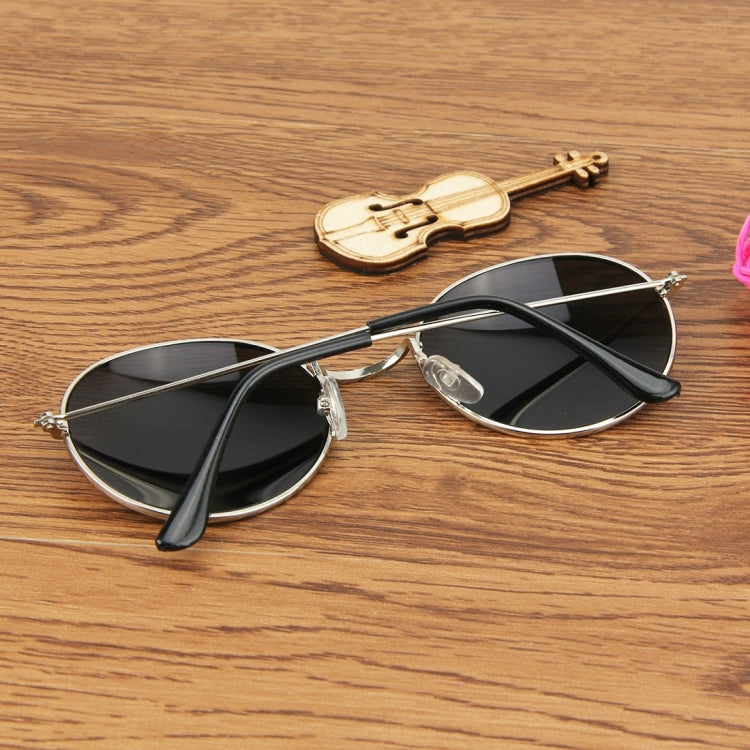 Oval Retro UV400 UV Protection Metal Frame AC Lens Sunglasses, S-OG-1410G, S-OG-1410J, S-OG-1410L, S-OG-1410R, S-OG-1410W