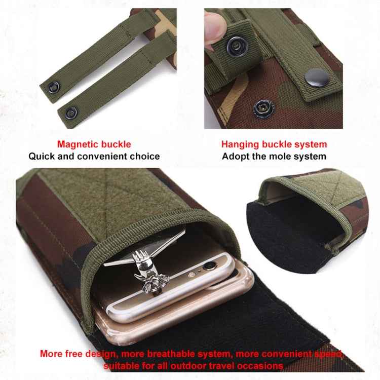 Stylish Outdoor Water Resistant Fabric Cell Phone Case, Size: approx. 17cm x 8.3cm x 3.5cm