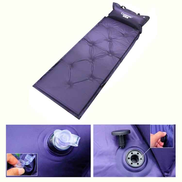 Automatic Inflatable Sleeping Pad Moisture Proof Pad with Pillow