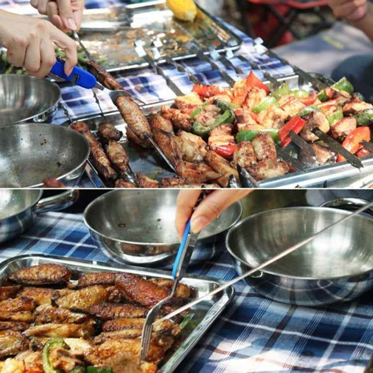 6-in-1 Stainless Steel Travel / Camping Folding Cutlery Set, Spoon + Fork + Knife +  Bottle Opener Set