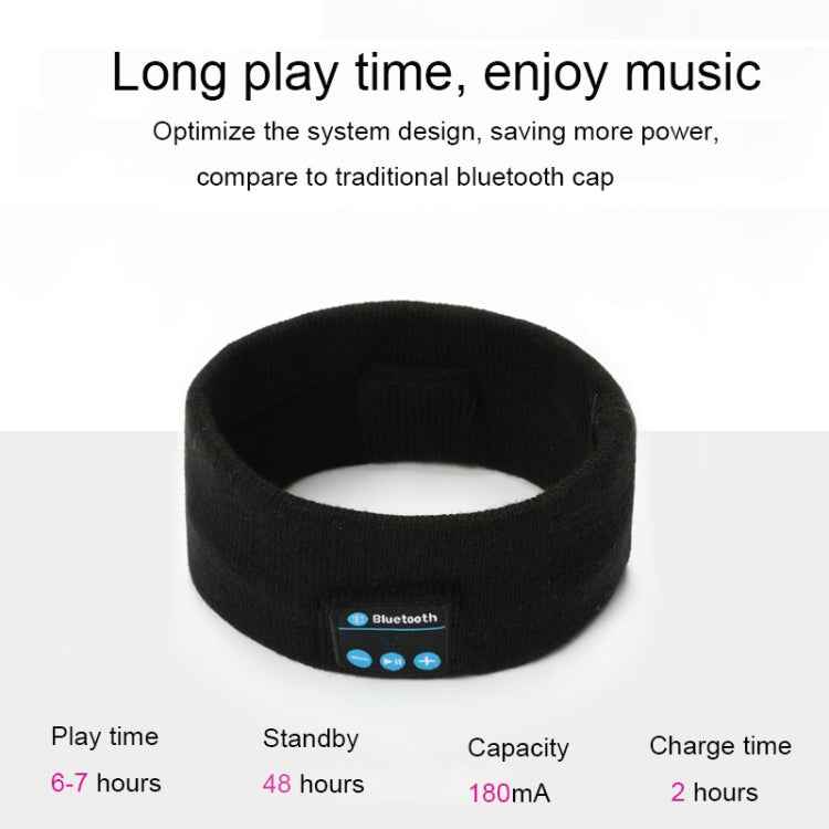 My-Call Bluetooth V5.0 Headsfree Sport Headband Music Headwear for iPhone 6 & 6s / iPhone 5 & 5S / iPhone 4 & 4S and Other Bluetooth Devices