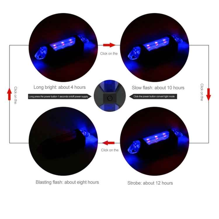 AQY-093 Detachable USB Rechargeable LED Bike Taillight