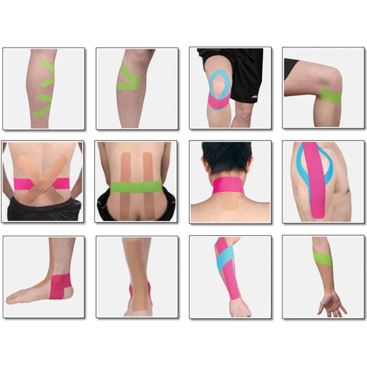 Waterproof Kinesiology Tape Sports Muscles Care Therapeutic Bandage, Size: 5m(L) x 2.5cm(W)