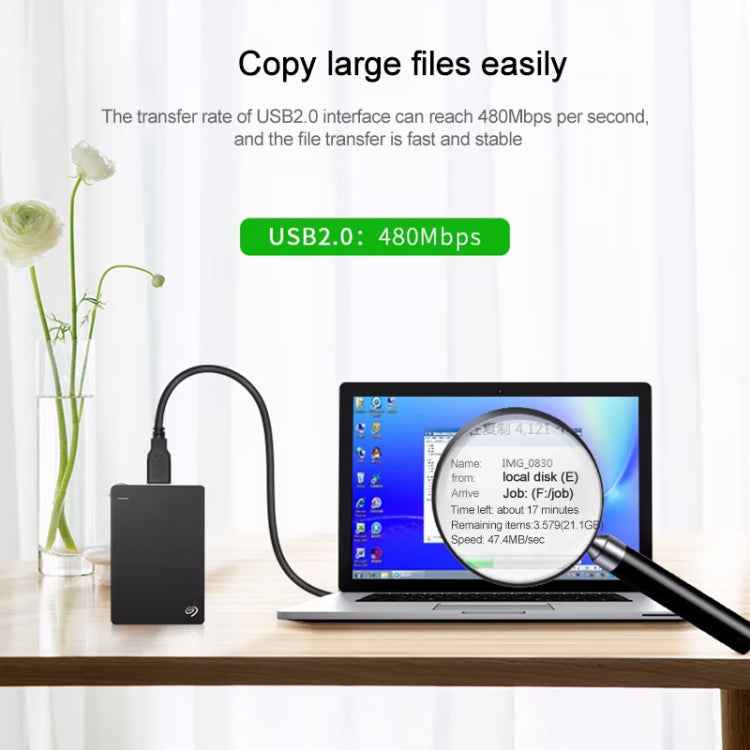 USB 2.0 AM to AM Extension Cable, Length: 3m
