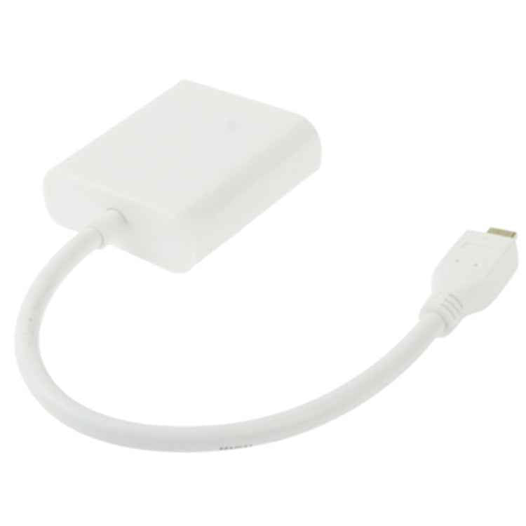 22cm Micro HDMI Male to VGA Female Video Adapter Cable, Support Full HD 1080P