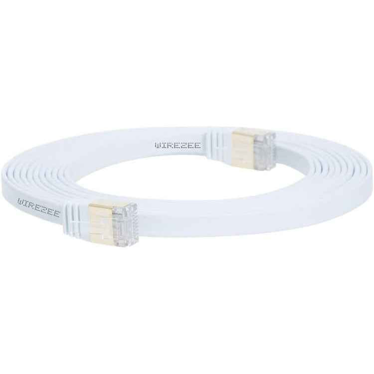 Gold Plated Head CAT7 High Speed 10Gbps Ultra-thin Flat Ethernet Network LAN Cable