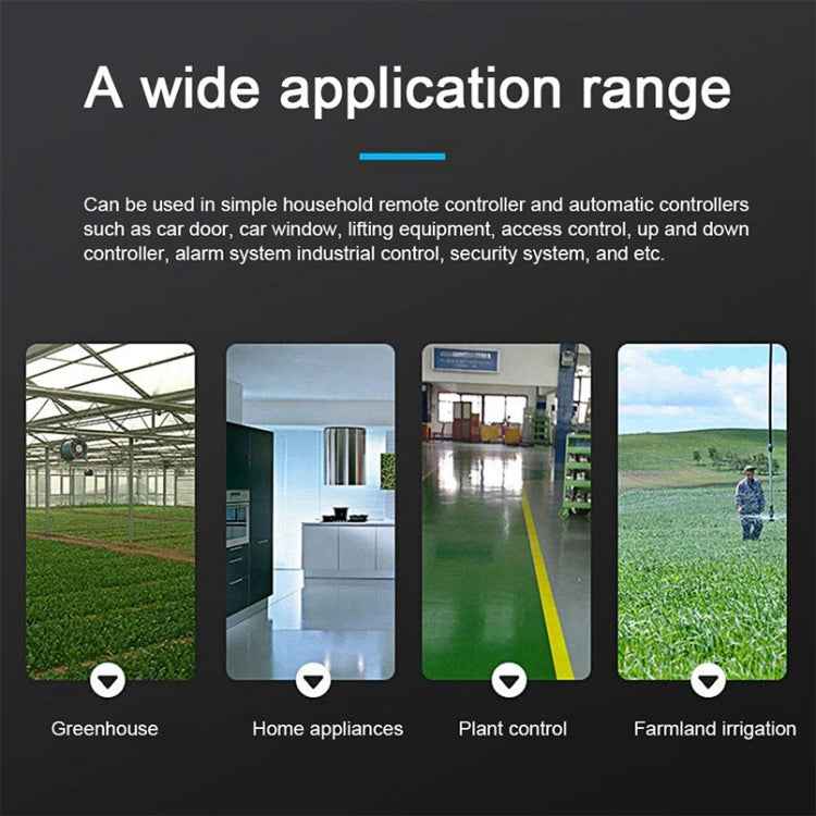 12V 2CH 200m RF Wireless Remote Control System Control + Switch Transmitter