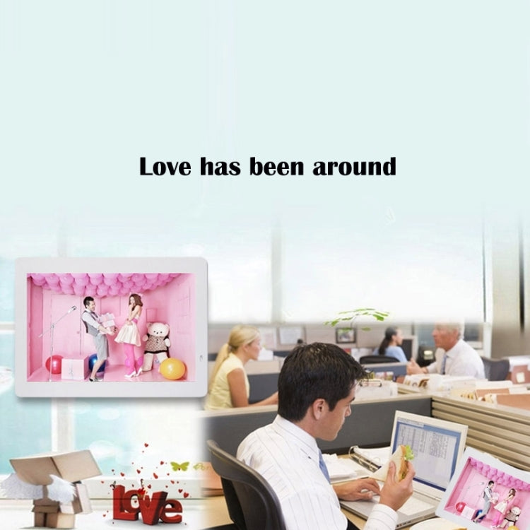 14 inch LED Display Multi-media Digital Photo Frame with Holder & Music & Movie Player, Support USB / SD / MS / MMC Card Input, S-PF-0229B, S-PF-0229W