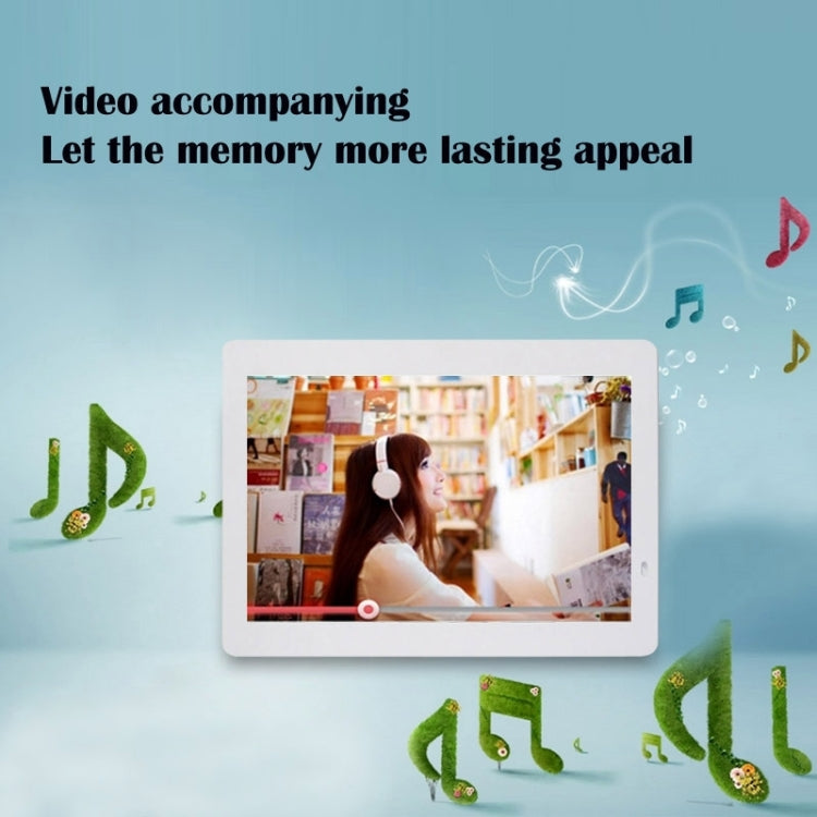 14 inch LED Display Multi-media Digital Photo Frame with Holder & Music & Movie Player, Support USB / SD / MS / MMC Card Input, S-PF-0229B, S-PF-0229W