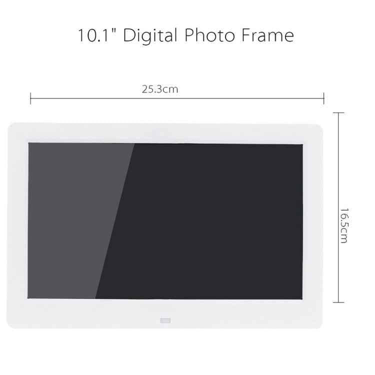 10.1 inch HD Wide Screen Digital Photo Frame with Holder & Remote Control, Allwinner E200, Alarm Clock / MP3 / MP4 / Movie Player