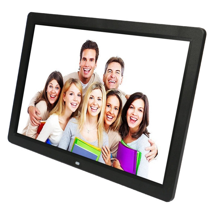 17 inch HD 1080P LED Display Multi-media Digital Photo Frame with Holder & Music & Movie Player, Support USB / SD / MS / MMC Card Input
