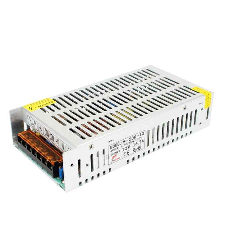 S-200-5[B] DC 0-5V 40A Regulated Switching Power Supply, with Cooling Fan