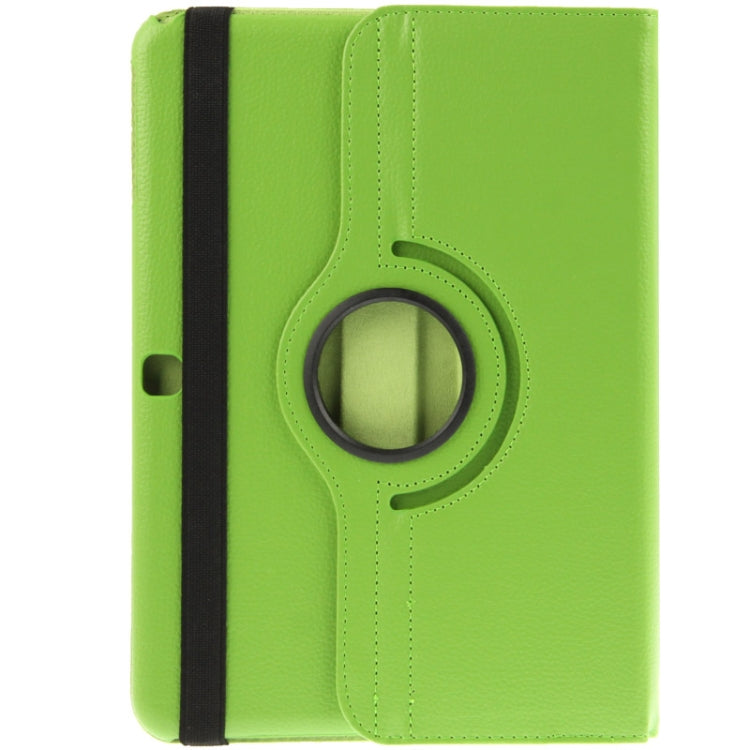 360 Degree Rotatable Litchi Texture Leather Case with 2-angle Viewing Holder for Samsung Galaxy Tab 4 10.1 / SM-T530 / T531 / T535
