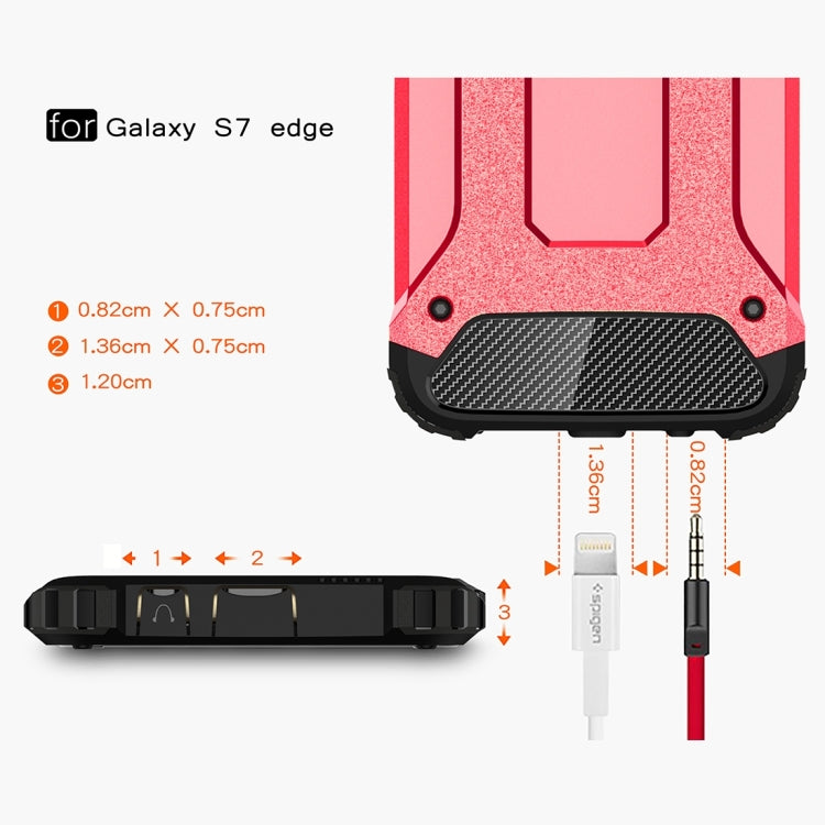 For Galaxy S7 Edge / G935 Tough Armor TPU + PC Combination Case , For Samsung Galaxy S7 Edge, For Galaxy S7 Edge