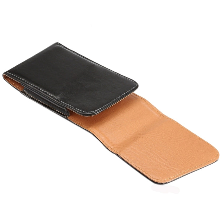 For iPhone X  & Galaxy S7 / S6 / G920 & S5 / G900 & S4 / i9500 & Grand DUOS / I9082 5.2 Inch Universal Lambskin Texture Vertical Flip Leather Case / Waist Bag with Rotatable Back Splint