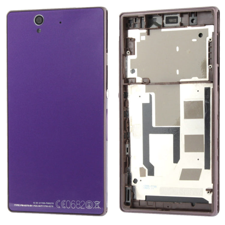 High Quality Middle Board +  Battery Back Cover for Sony L36H, For Xperia Z / L36h, For Galaxy Tab P6200 & Xperia Z / L36h