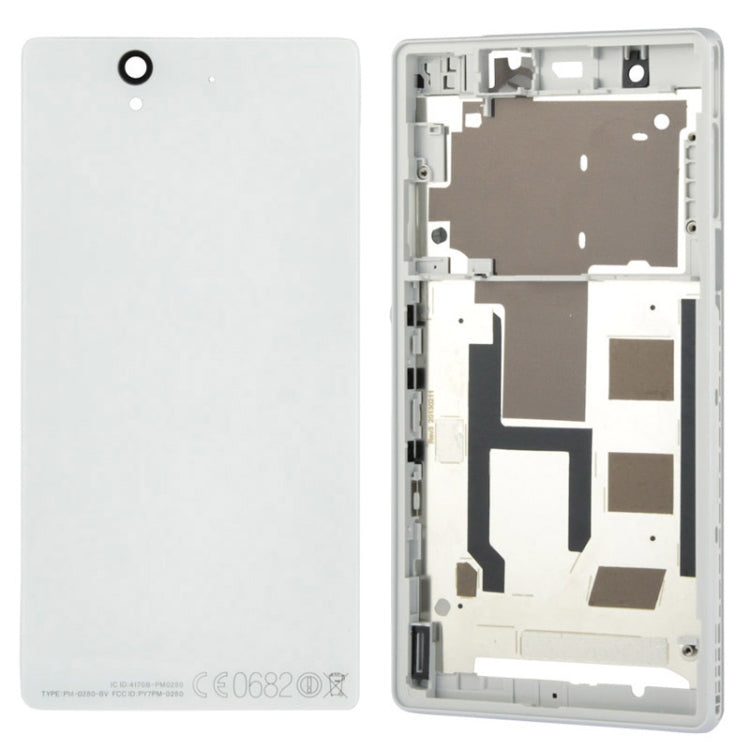 High Quality Middle Board +  Battery Back Cover for Sony L36H, For Xperia Z / L36h, For Galaxy Tab P6200 & Xperia Z / L36h