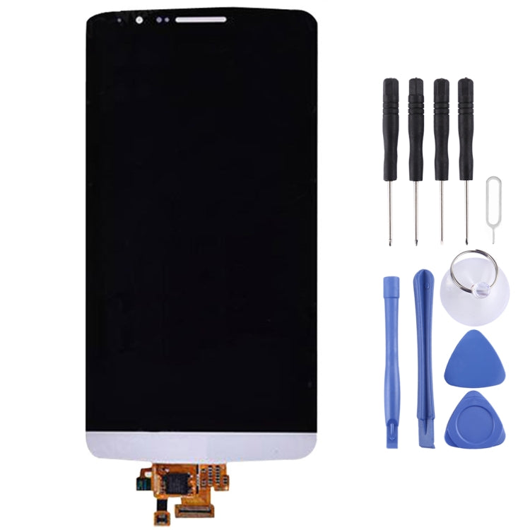 Original LCD Screen and Digitizer Full Assembly for LG G3 / D850 / D851 / D855, For LG G3 / D855(Gold), For LG G3 / D855(Black), For LG G3 / D855(White)
