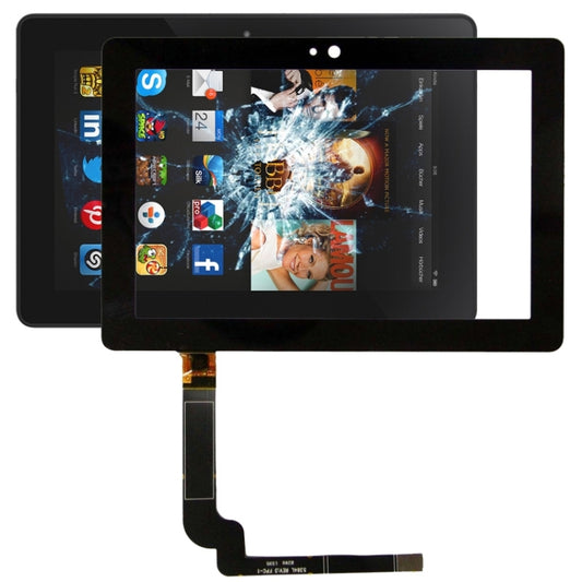 Touch Panel  for Amazon Kindle Fire HDX 7 inch, For Fire HDX 7 Black