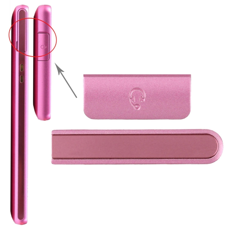 Earphone Button & Volume Button  for Sony Xperia ZR / M36h, For Xperia ZR / M36H / C5502 (Blue), For Xperia ZR / M36H / C5502 (Magenta), For Xperia ZR / M36H / C5502
