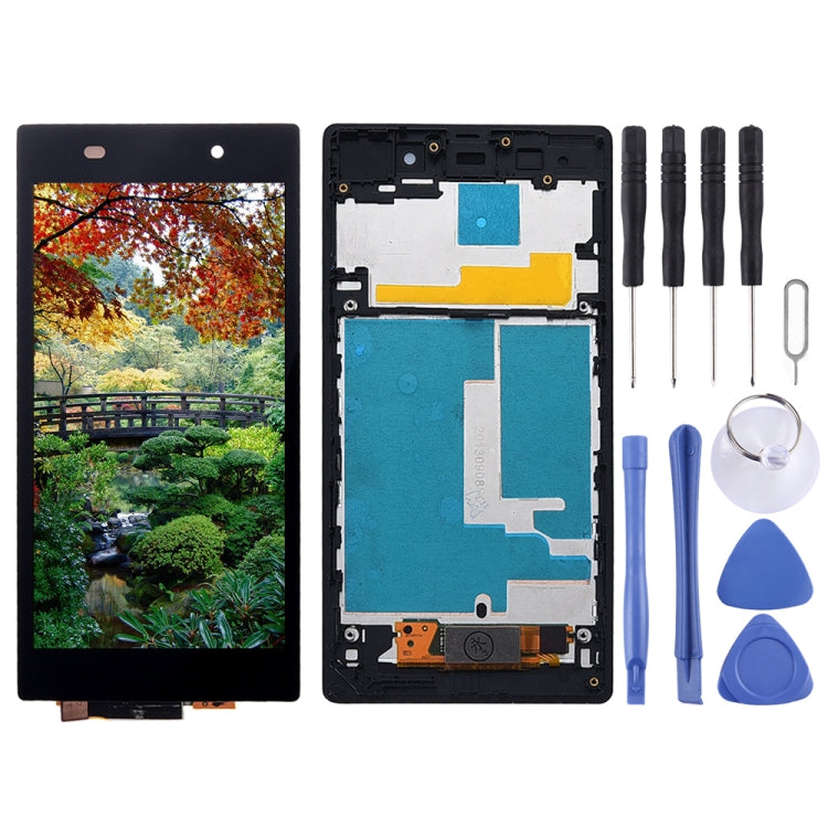 LCD Display + Touch Panel with Frame  for Sony Xperia Z1 / L39h / C6902 / C6903 / C6906 / C6943, For Xperia Z1