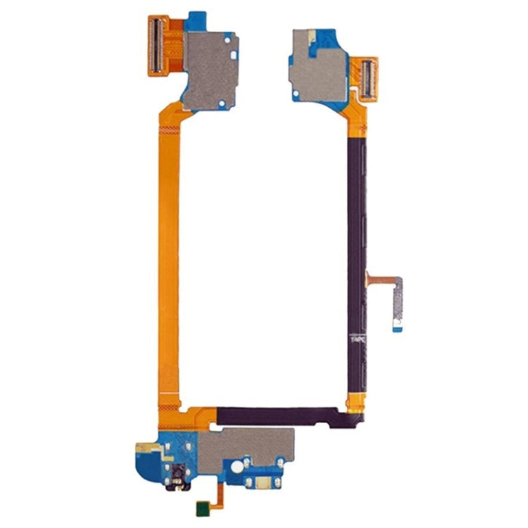 USB Charging Connector Port Flex Cable & Earphone Audio Jack Flex Cable & Microphone Flex Cable  for LG G2 / D800 / D801 / D803 / D800T, For G2 / D800